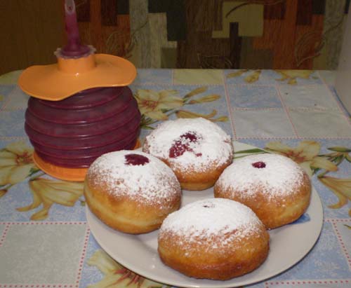 Суфганийот  (пончики на праздник Ханука)